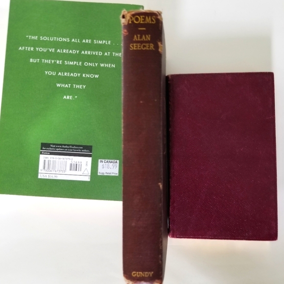 Poems by Alan Seeger vintage hardcover - Picture 3 of 3